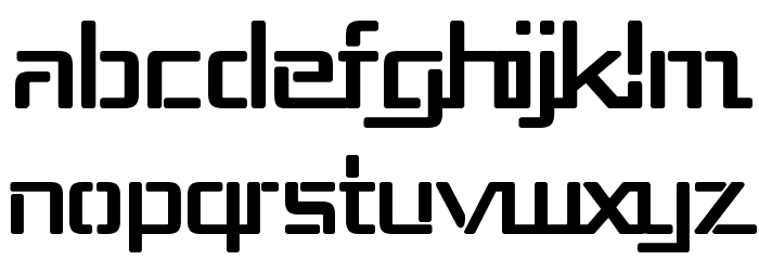 Republika III Bold Font LOWERCASE