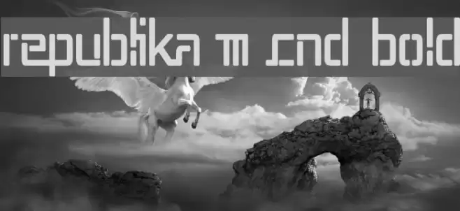 Republika III Cnd Bold Font examples