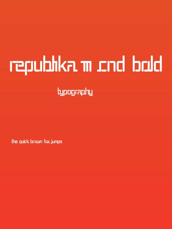 Republika III Cnd Bold Poster
