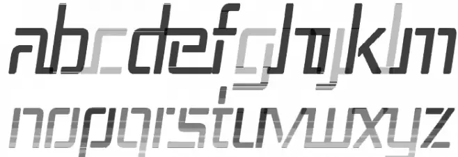 Republika III Cnd - Haze Italic 字体 大写