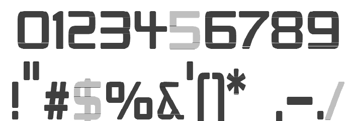 Republika III Cnd - Haze Font OTHER CHARS