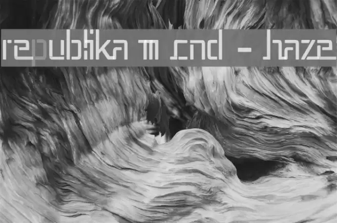 Republika III Cnd - Haze Font examples