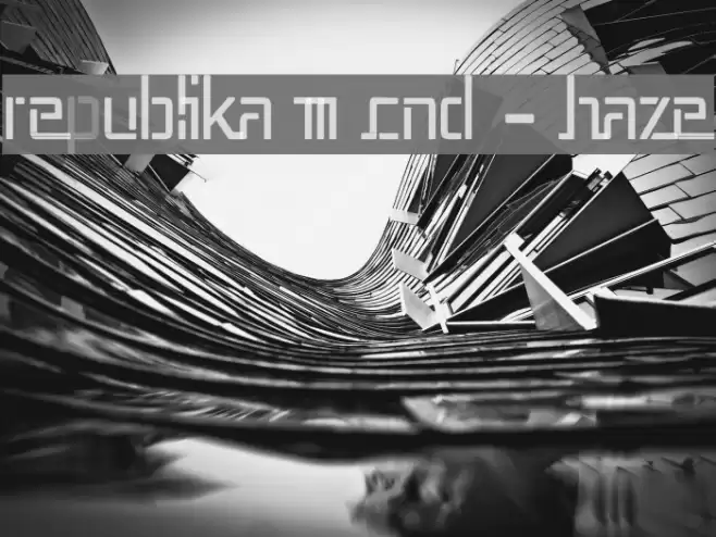 Republika III Cnd - Haze Font examples