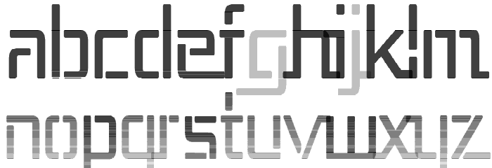Republika III Cnd - Haze Font LOWERCASE