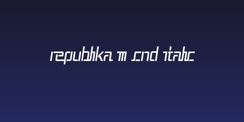 Republika III Cnd Italic Social Header