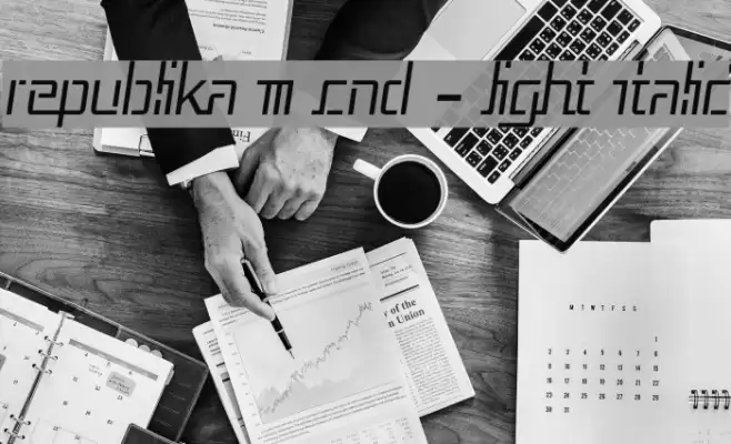 Republika III Cnd - Light Italic Font examples