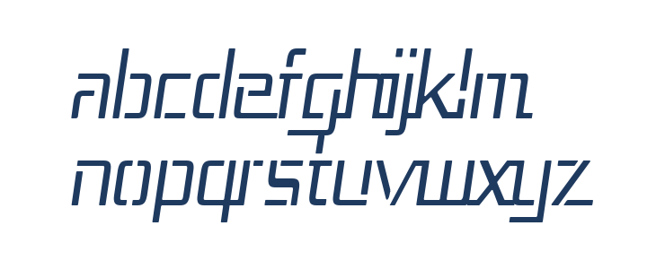Republika III Cnd - Light Italic Lowercase