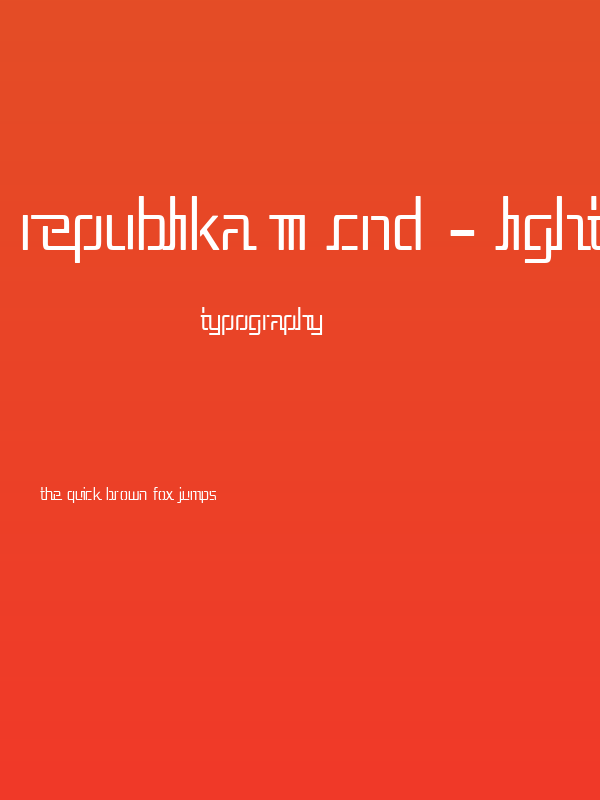 Republika III Cnd - Light Poster