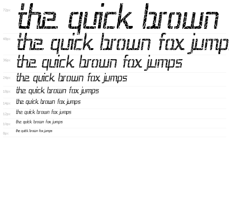 Republika III Cnd - Shatter Italic Waterfall