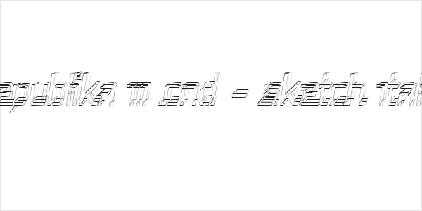 Republika III Cnd - Sketch Italic Logo