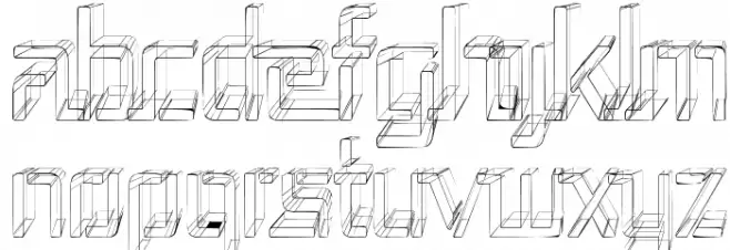 Republika III Cnd - Sketch Schriftart Groß