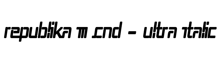 Republika III Cnd - Ultra Italic  Descarca Fonturi Gratis