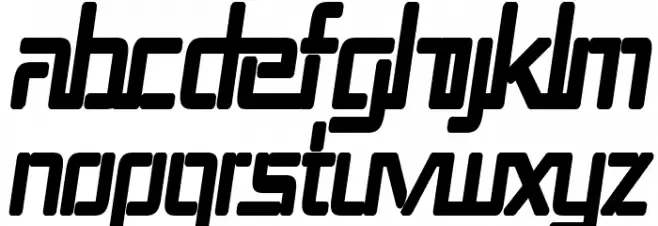 Republika III Cnd - Ultra Italic Schriftart Groß