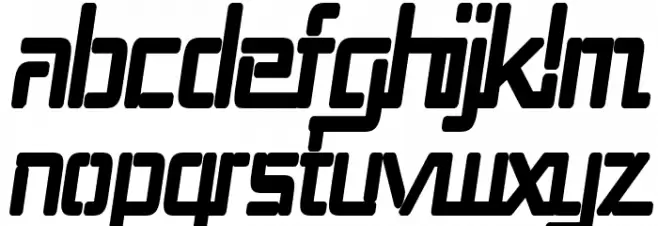 Republika III Cnd - Ultra Italic フォント 小文字
