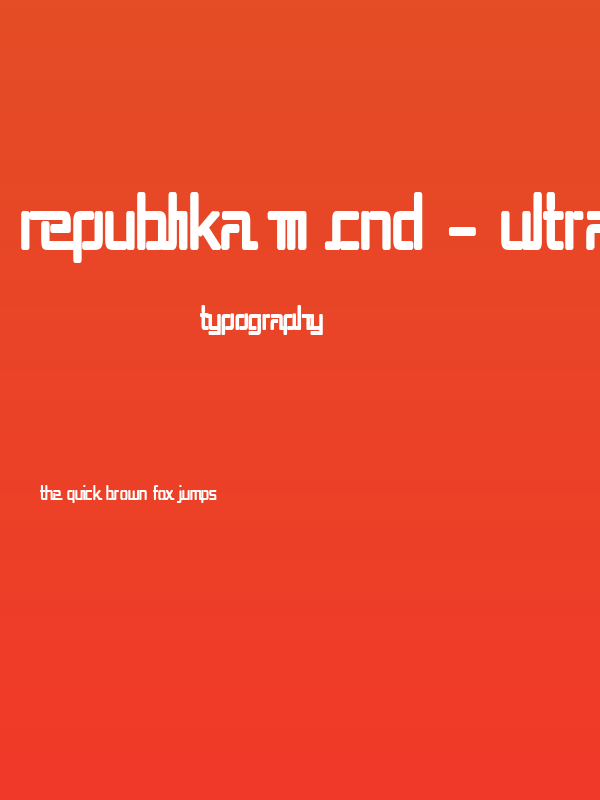 Republika III Cnd - Ultra Poster