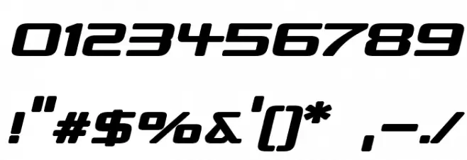 Republika III Exp Bold Italic Font OTHER CHARS