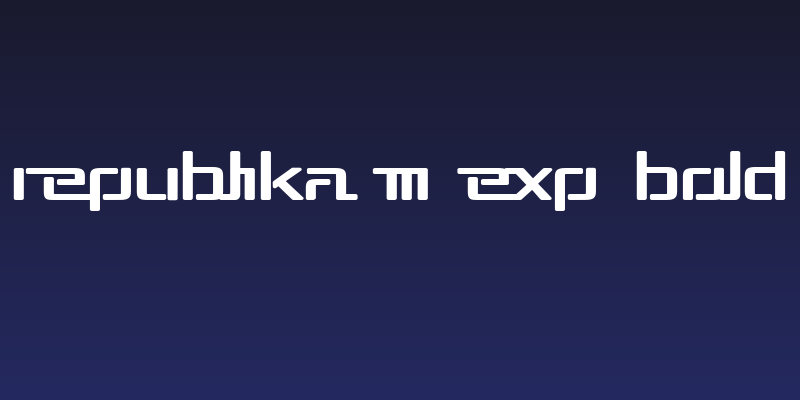 Republika III Exp Bold Social Header