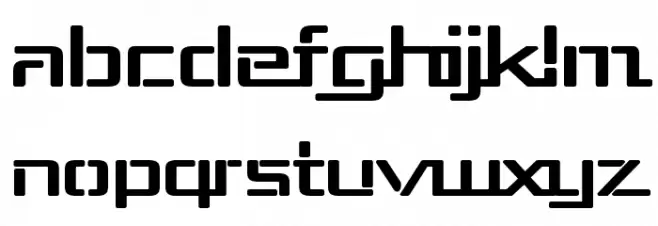 Republika III Exp Bold Schriftart Kleinbuchstaben