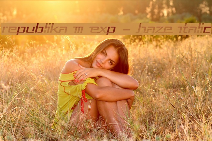 Republika III Exp - Haze Italic Example 2