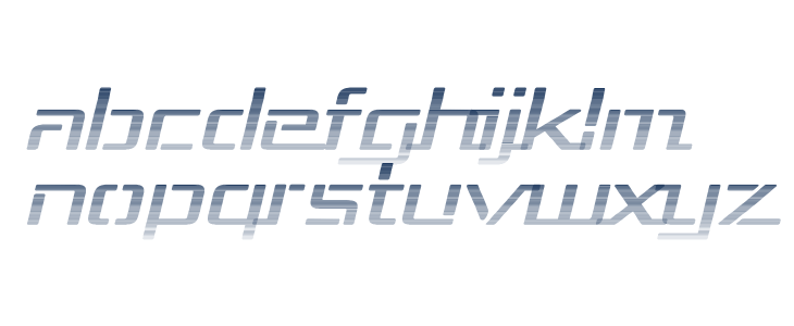 Republika III Exp - Haze Italic Lowercase