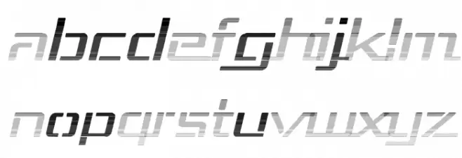 Republika III Exp - Haze Italic Schriftart Kleinbuchstaben
