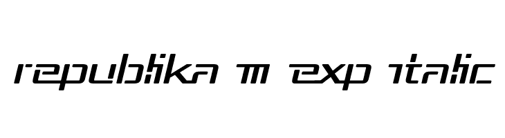 Republika III Exp Italic  フリーフォントのダウンロード