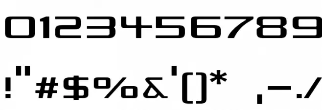 Republika III Exp - Light Font OTHER CHARS