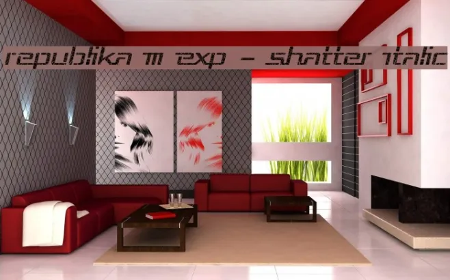 Republika III Exp - Shatter Italic Example 1