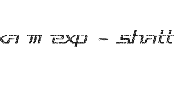 Republika III Exp - Shatter Italic Logo