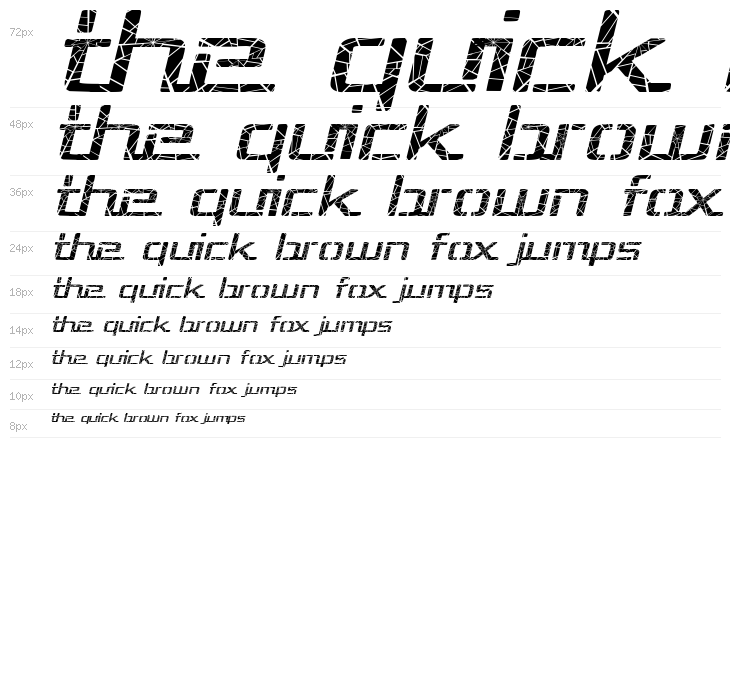 Republika III Exp - Shatter Italic Waterfall
