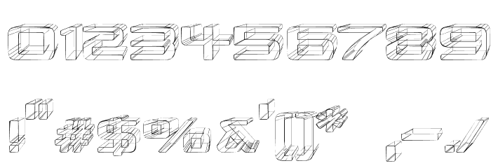 Republika III Exp - Sketch Font OTHER CHARS