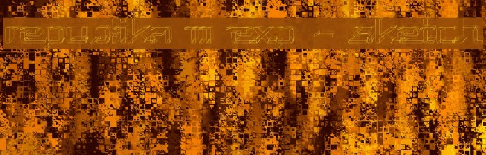 Republika III Exp - Sketch Font examples