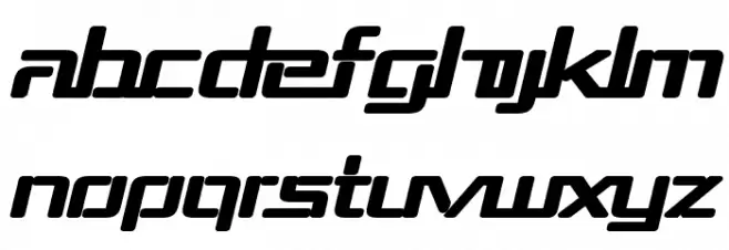 Republika III Exp - Ultra Italic Fonte MAIÚSCULAS