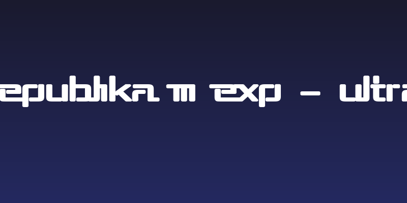 Republika III Exp - Ultra Social Header