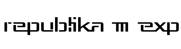 Republika III Exp  Free Fonts Download