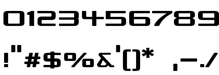 Republika III Exp Font OTHER CHARS