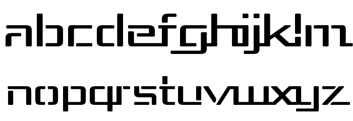 Republika III Exp Font LOWERCASE