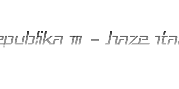 Republika III - Haze Italic Logo