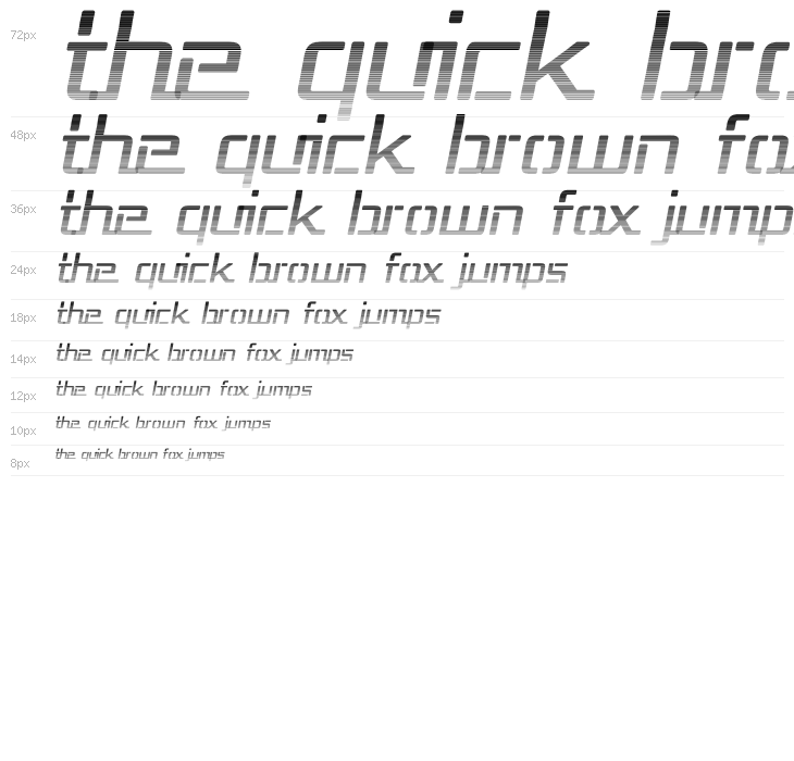 Republika III - Haze Italic Waterfall