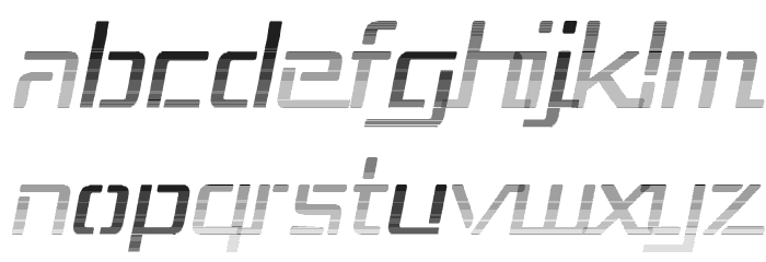 Republika III - Haze Italic Font LOWERCASE