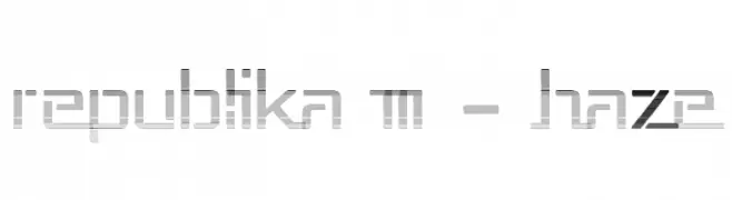 Republika III - Haze  Descarca Fonturi Gratis