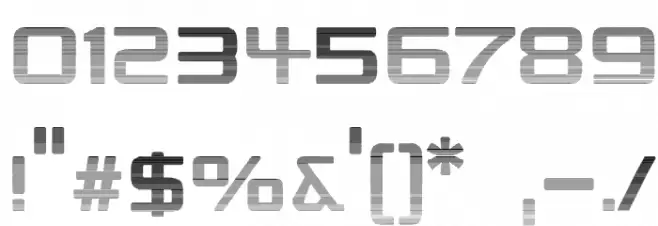 Republika III - Haze Font OTHER CHARS