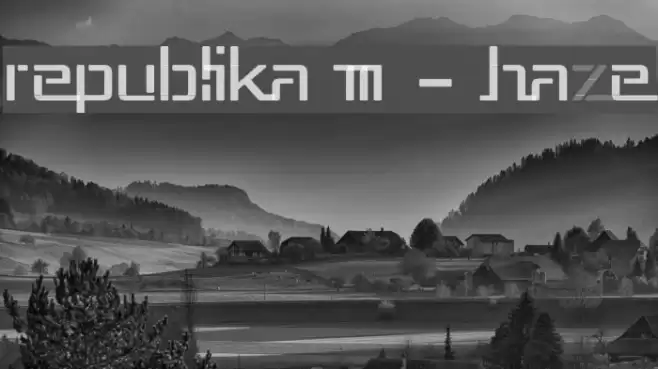 Republika III - Haze Font examples