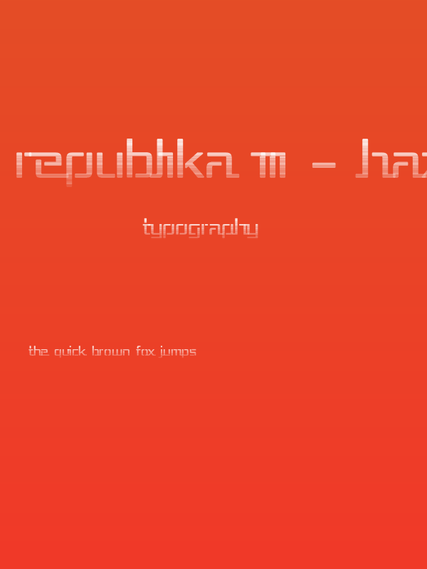 Republika III - Haze Poster