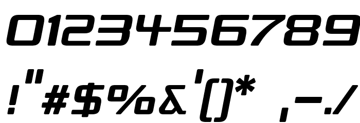 Republika III Italic Font OTHER CHARS