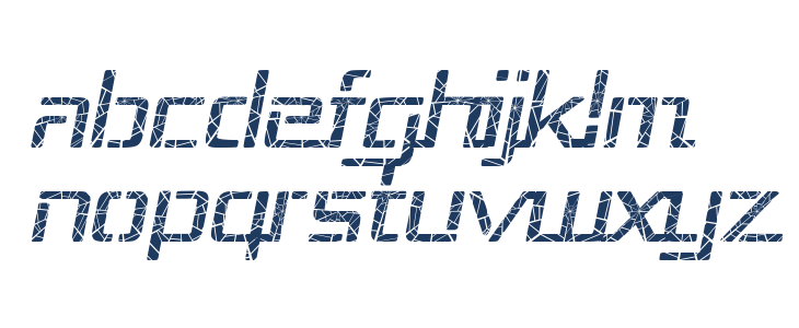 Republika III - Shatter Italic Lowercase