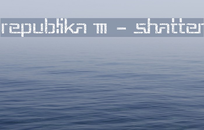 Republika III - Shatter Example 2