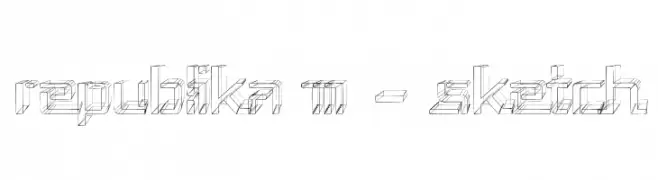 Republika III - Sketch  font caratteri gratis