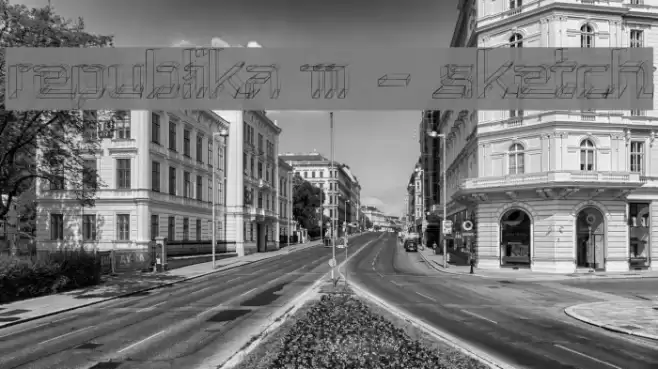 Republika III - Sketch Font examples