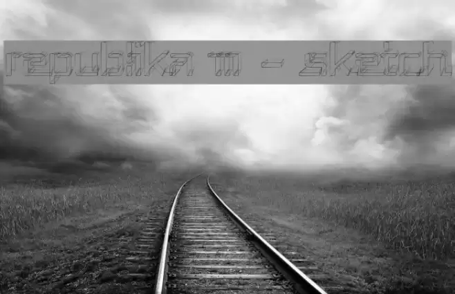Republika III - Sketch Font examples